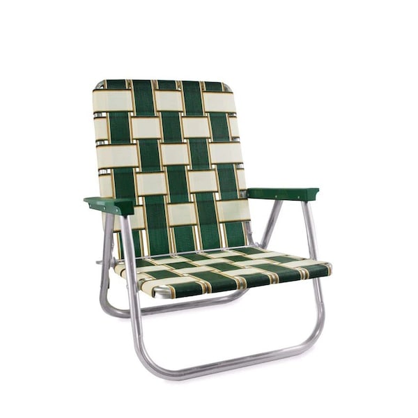 Lawn Chair Usa Lawn Chair USA-High Back Aluminum Beach Chairs (Pair)-Charleston Pattern BC-C - main